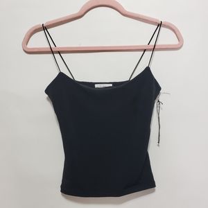 Leith stapghetti strap cropped tank top